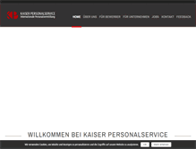 Tablet Screenshot of kaiser-personalservice.com